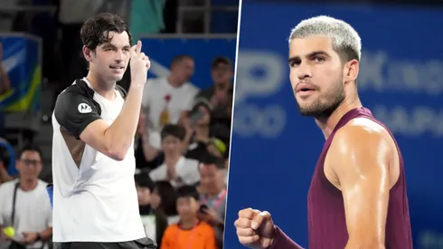 Carlos Alcaraz vs. Taylor Fritz por la final del ATP 500 de Tokio..