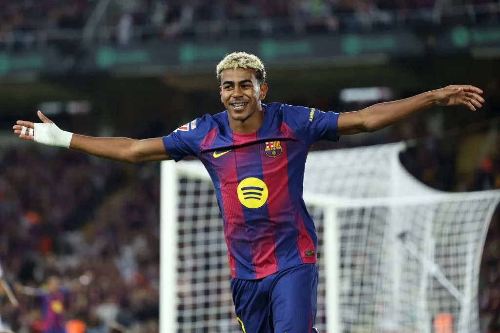 Lamine Yamal podría jugar como titular ante PSG por la UEFA Champions League. (Getty Images)