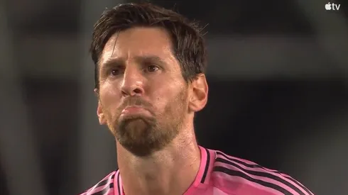 Messi no lo podía creer: Inter Miami terminó goleado.