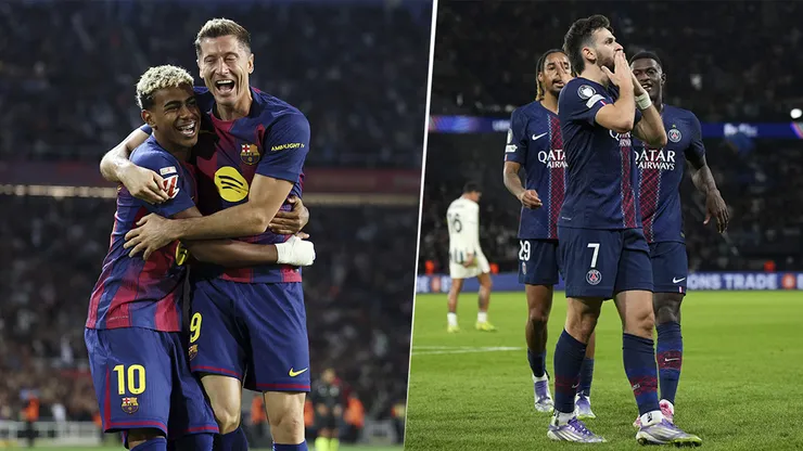 Barcelona y PSG se enfrentan en la Champions League
