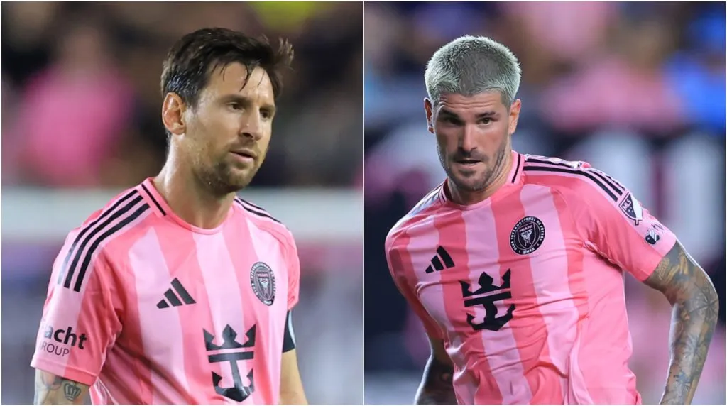 Lionel Messi y Rodrigo De Paul en Inter Miami. (Foto: Getty Images)