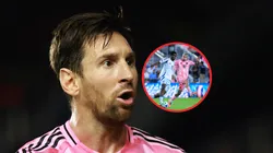 Messi reaccionó a un error de Rodrigo De Paul.