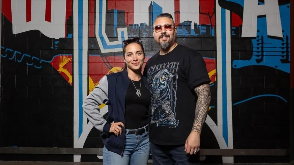 Verónica y su esposo Dan Hardy: unidos por las artes marciales mixtas. (INSTAGRAM)