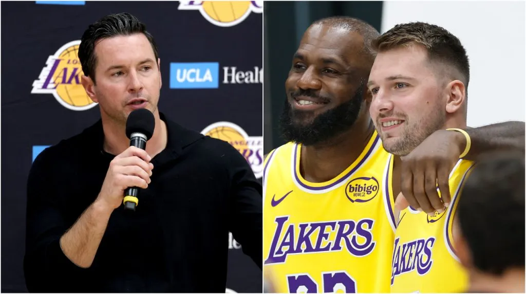 Redick, LeBron y Doncic van por el título 18 de Lakers. (Foto: Getty Images)