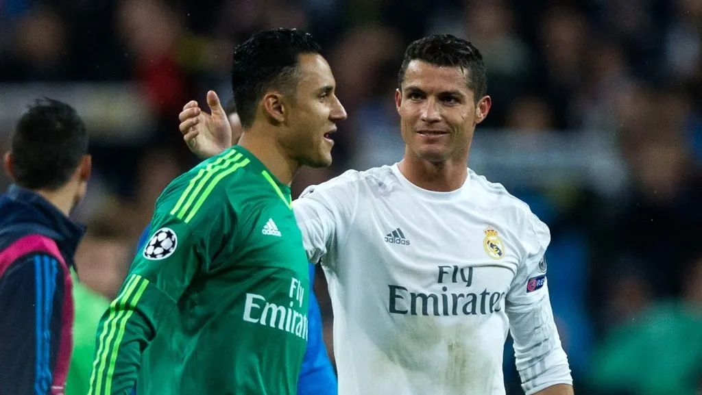 Keylor Navas junto a Cristiano en Real Madrid [Foto: Getty]