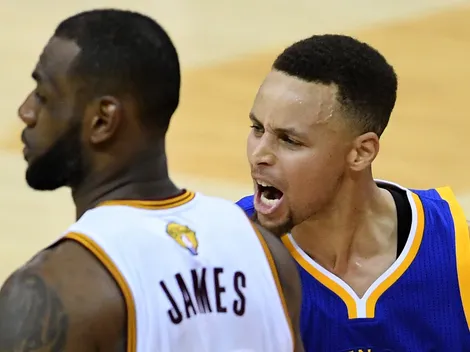 La reacción de Curry al escuchar que LeBron se retiraría de la NBA
