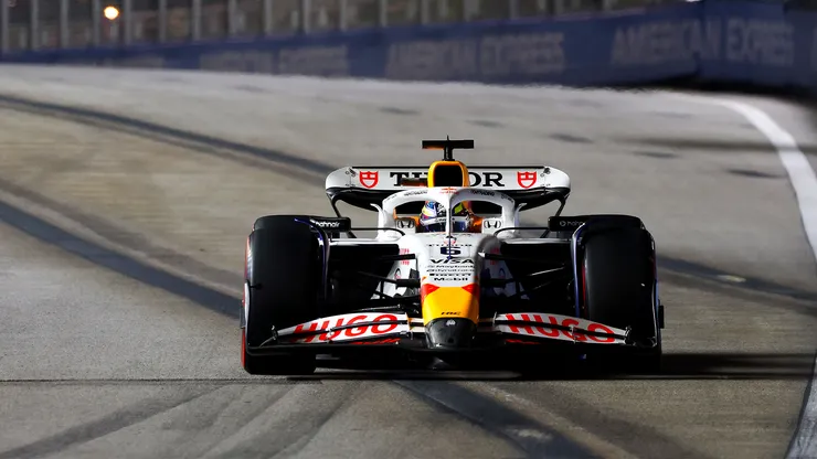 Isack Hadjar en el GP de Singapur 2025