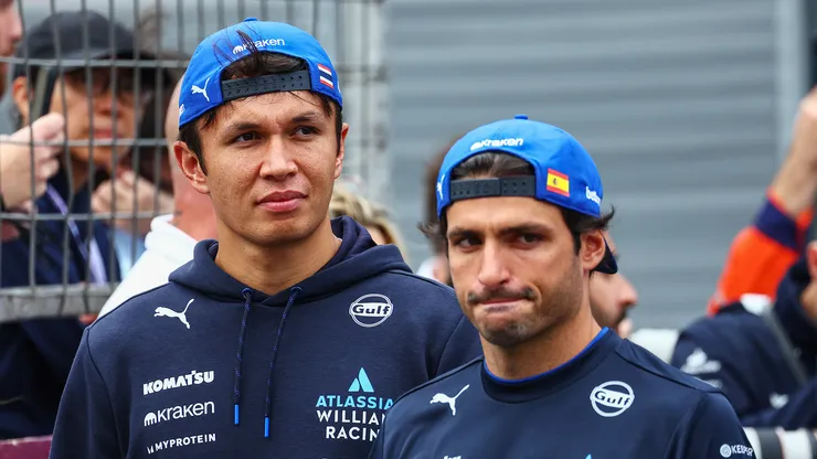 Alexander Albon y Carlos Sainz, pilotos de Williams en 2025