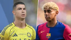 Cristiano Ronaldo vs. Lamine Yamal: valor de mercado 2025.