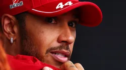 Lewis Hamilton en Ferrari
