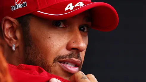 Lewis Hamilton en Ferrari
