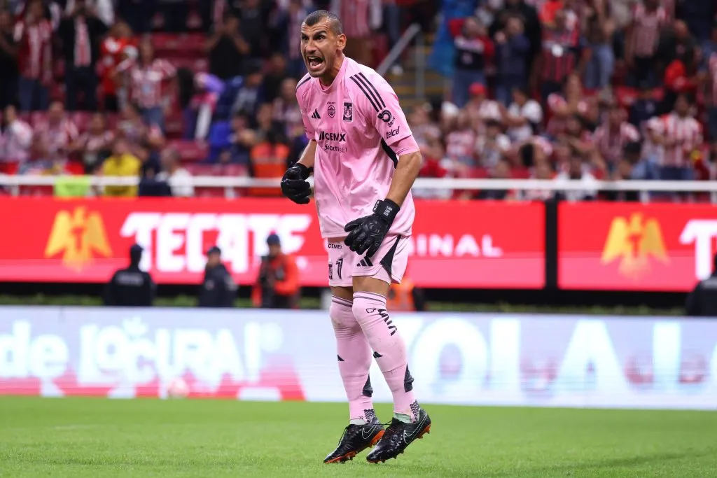 Nahuel Guzmán es el portero menos goleado de la Liga MX (Getty Images)