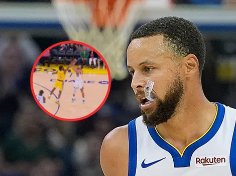 La jugada de Curry que dejó mal parado al hijo de LeBron James