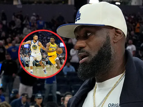 La decisión de LeBron con su hijo luego de que Curry lo humillara