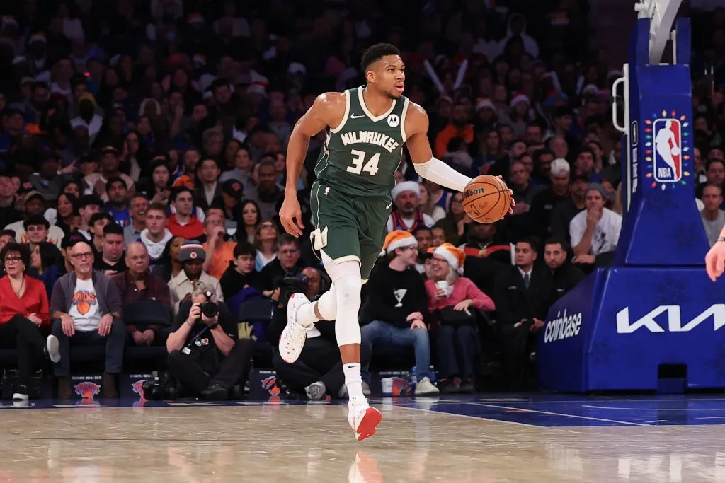 Giannis Antetokounmpo en el Madison Square Garden, la casa de los Knicks (Getty Images)