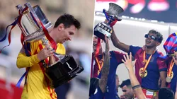 Lionel Messi vs. Lamine Yamal: títulos en Barcelona.