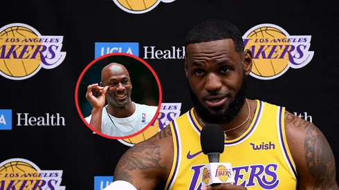 Michael Jordan tiene dos títulos más de los que lleva LeBron James.