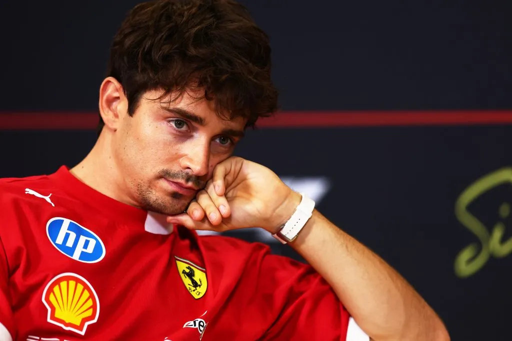 Charles Leclerc está frustrado en Ferrari (GETTY IMAGES)