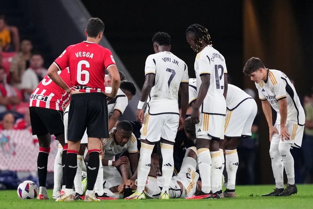 La primera lesión grave de Éder Militao con Real Madrid (GETTY IMAGES)