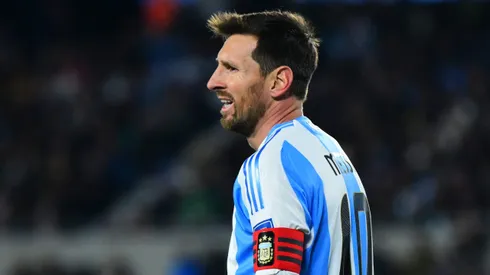 Messi no será de la partida ante Venezuela.