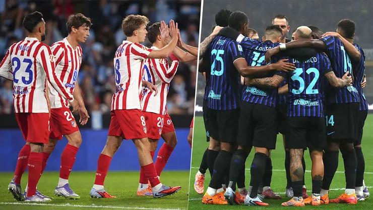 Atlético de Madrid e Inter se enfrentan en un amistoso