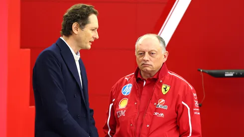 John Elkann y Fred Vasseur