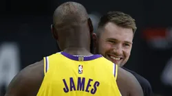LeBron James espera conseguir grandes cosas con Luka Doncic.