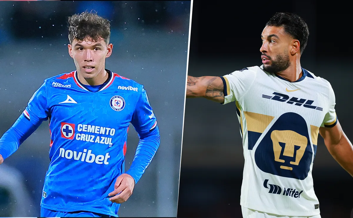 Las alineaciones de Cruz Azul vs. Pumas UNAM por el amistoso internacional