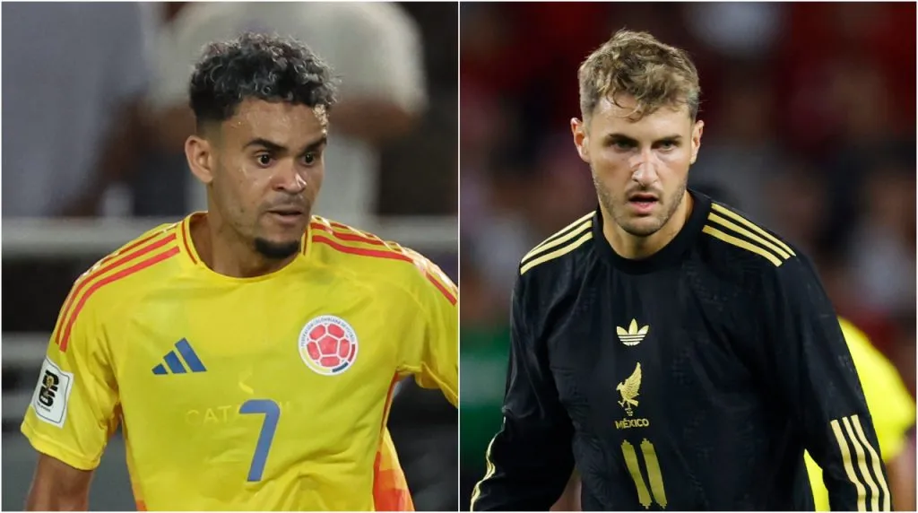 Díaz y Giménez son la carta de gol de Colombia y México. (Foto: Getty Images)