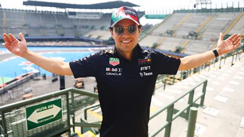 Checo Pérz en el Autódromo Hermanos Rodríguez