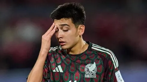 La frustración de Gilberto Mora por la derrota.