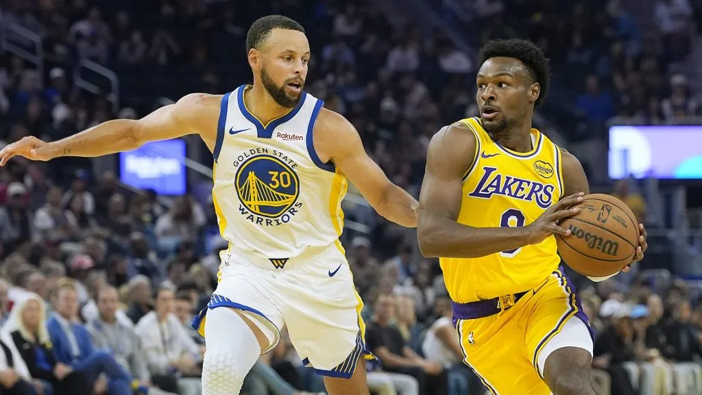 Stephen Curry se perderá el nuevo duelo de Golden State Warriors ante Los Angeles Lakers. (GETTY IMAGES)