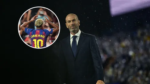 Zinedine Zidane llena de elogios a Lamine Yamal.