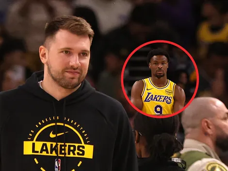 El desplante de Doncic al hijo de LeBron que nadie esperaba en Lakers