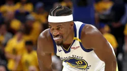 Jimmy Butler se lesionó en Golden State Warriors.