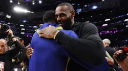 LeBron James con uno de sus mejores amigos de la NBA.