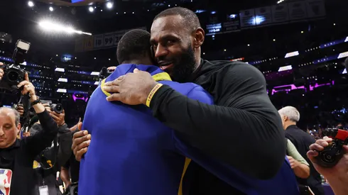 LeBron James con uno de sus mejores amigos de la NBA.