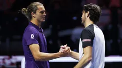 Alexander Zverev perdió de rápida manera ante Taylor Fritz.