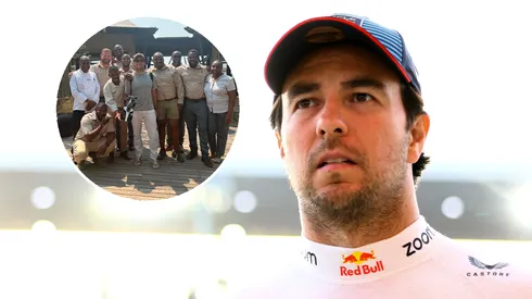 Checo Pérez viajó a África