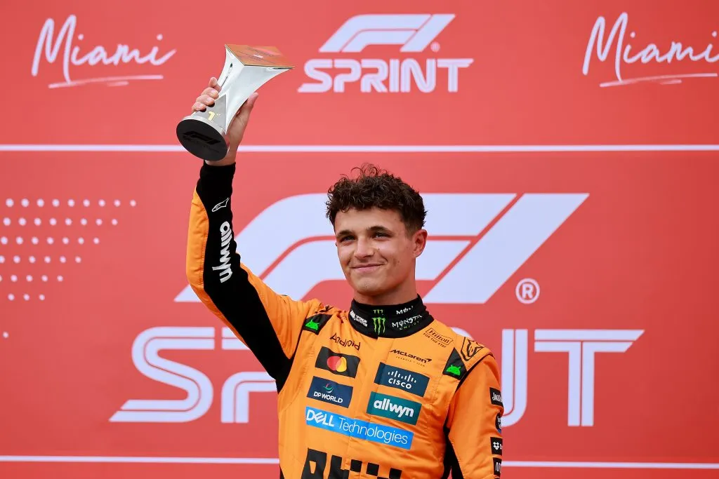 Lando Norris ganó la Sprint de Miami 2025 (Getty Images)