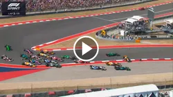 El video del accidente en la Sprint del GP de Estados Unidos