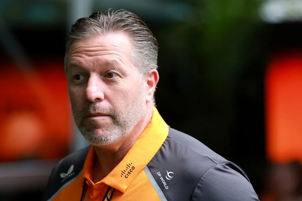 Zak Brown, CEO del equipo McLaren (GETTY IMAGES)
