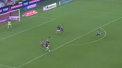 Pumas UNAM se adelantó en el marcador gracias a una anotación de Alan Medina