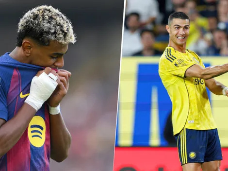 Mientras CR7 ganó 280 millones en 2025, el dinero que recibió Yamal