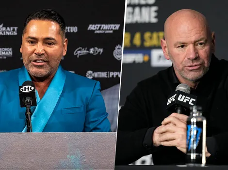 Óscar de la Hoya tundió a Dana White, presidente de UFC