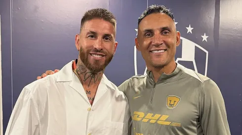 Sergio Ramos y Keylor Navas este sábado