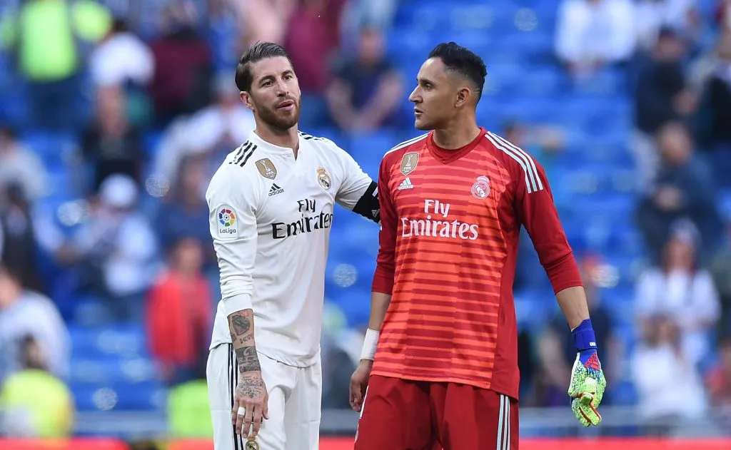 Sergio Ramos y Keylor Navas en Real Madrid (Getty Images)