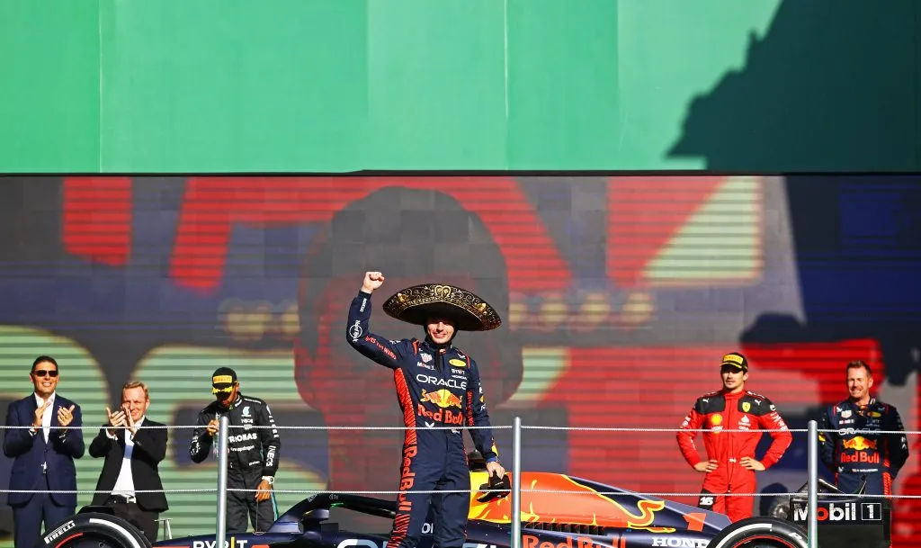 Max Verstappen en el GP de México