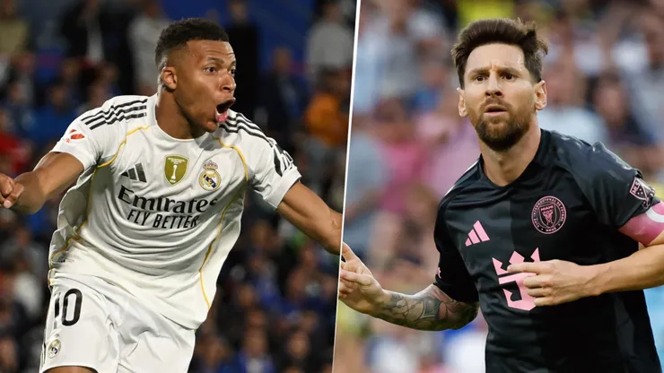 Kylian Mbappé vs. Lionel Messi: dinero acumulado en 2025.