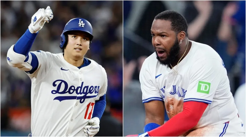Shohei Ohtani y Vladimir Guerrero Jr se enfrentarán en la Serie Mundial 2025. (Foto: Getty Images)